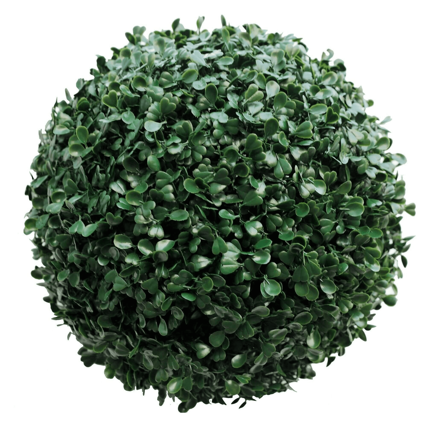Dark Artificial Boxwood Topiary Ball 17" UV Resistant