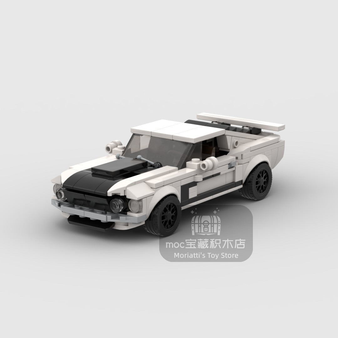 MOC Ford 1969 Mustang Building Blocks Brick